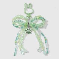 1 green bow keychain Picture2
