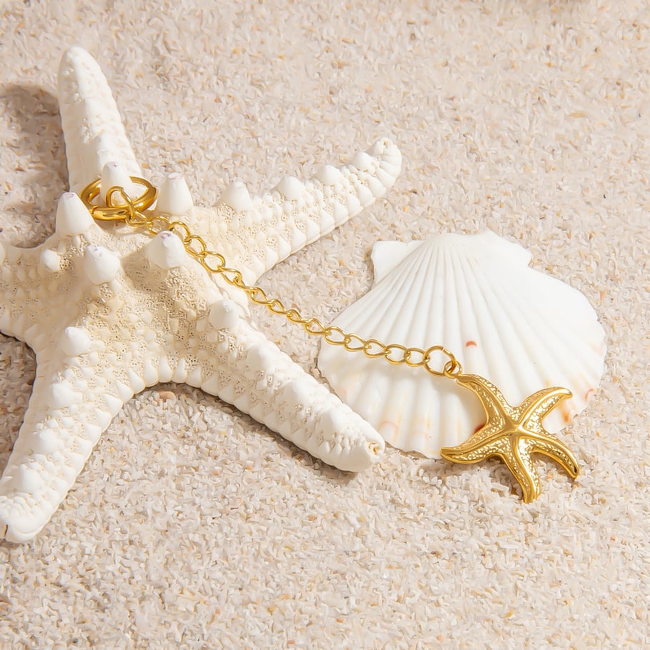 Oceanic Stainless Steel Gold Color Bikini Pendant Picture8