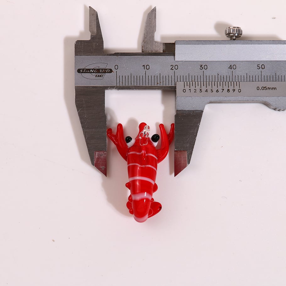 1 Piece Vivid Lobster Glass DIY Jewelry Pendant Picture5