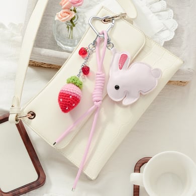 Cute Rabbit Bag Charms h5 Picture6