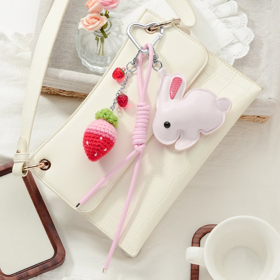 Cute Rabbit Bag Charms Picture6