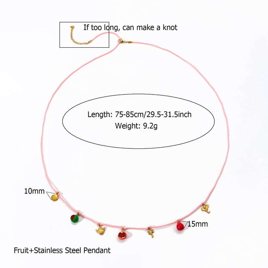 Summer Style Conch Cotton Rope Stainless Steel Gold Color Women's Waist Chains Picture2