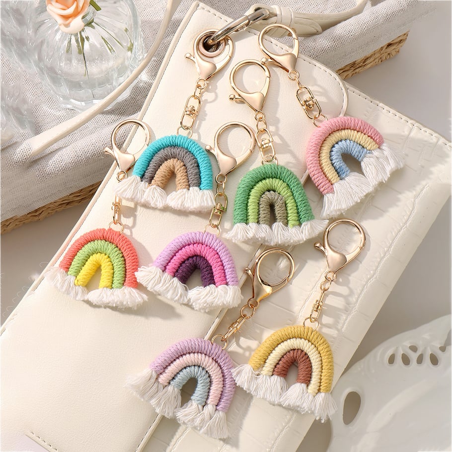 Sweet Rope Rainbow Bag Charms Picture4