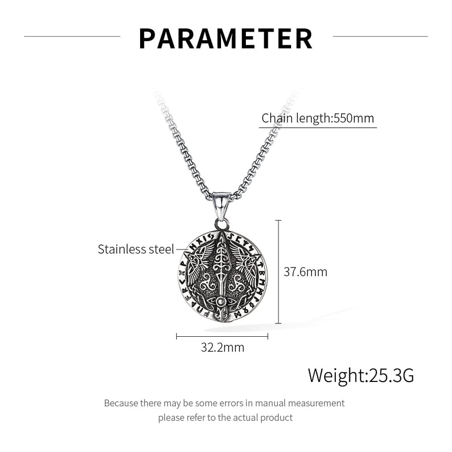 Vintage Sword Stainless Steel Men's Necklaces Picture8