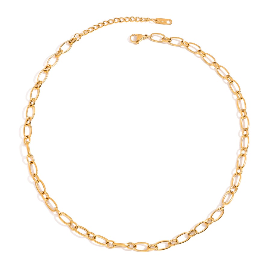1 Piece Chain Stainless Steel Gold Color  Women's DIY Chain Necklaces Picture5