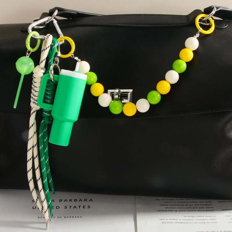 1 Piece Simple Series Sweet Beads Water Cup Women's Bag Charms Picture3