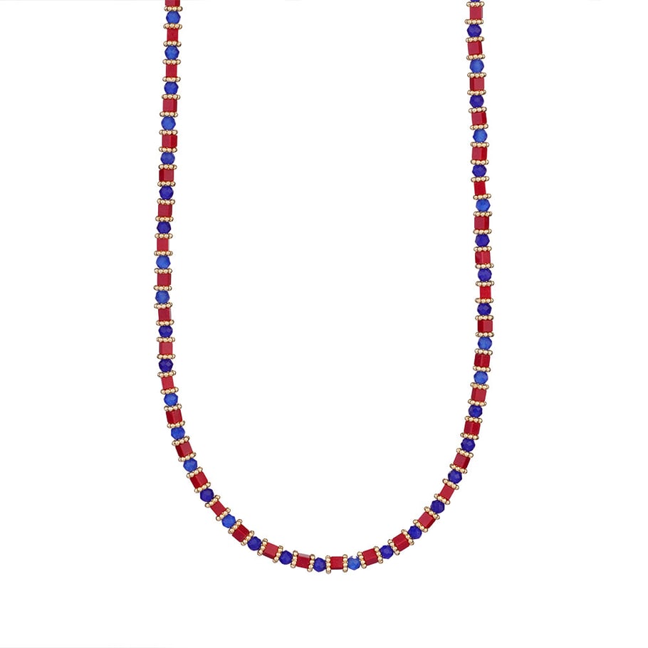 Designable Irregular Natural Stone Stainless Steel Gold Color Women's Pendant Necklaces 