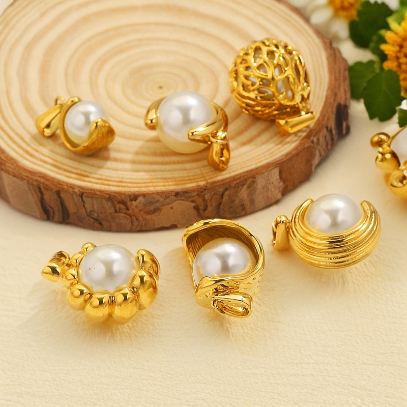 1 Piece Daily Annular Subtle Stainless Steel Women's Pendants h5Picture5
