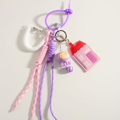 1 Piece Romantic Series Sweet Bow Knot PU Women's Bag Charms h5 Picture4