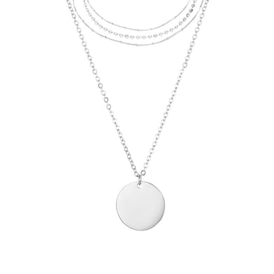 Light Luxury Multi - layer Chain Gold - colored Stainless Steel Women's Necklaces h5 