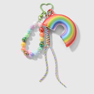Mehrfarbiger Regenbogen-Schlüsselanhänger Nr. 2, 1 Stück Bild2
