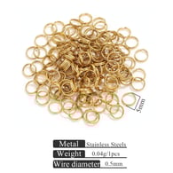 Gold double layer key ring-0.5*5 Picture7