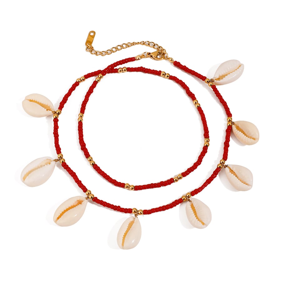 1 Piece Simple Series Bohemian Turtle Stainless Steel   Gold Color  Shell Women's Anklets Picture5