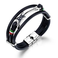 【1355】Leather bracelet 