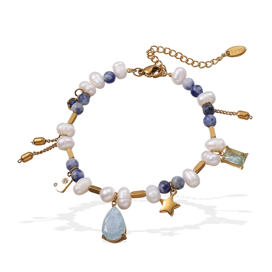 Retro Gold Color Charm Bracelets Picture5