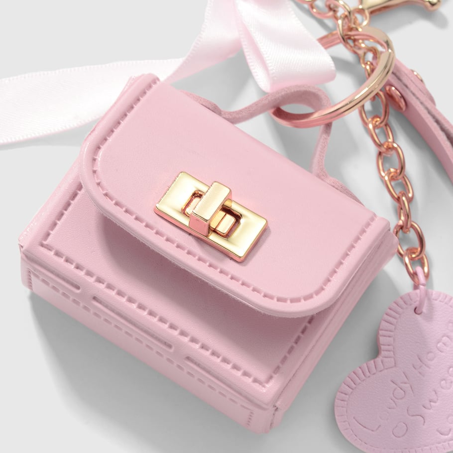 Mini-Taschenanhänger mit Schleife Bild4