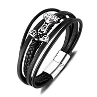 PH1628-Leather bracelet 