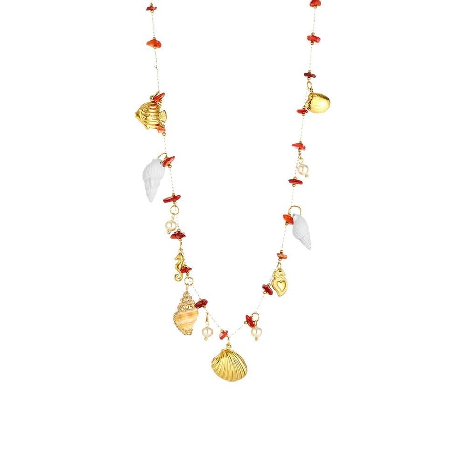 1 Piece Vacation Shell Stainless Steel Natural Stone Women's Waist Chains 