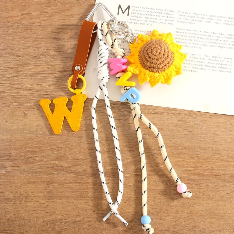 1 Piece Simple Series Sweet Sunflower Women's Bag Charms Picture4