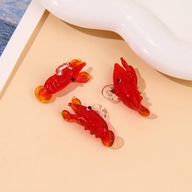 1 Piece Vacation Lobster Glass DIY Jewelry Beads h5 Picture4