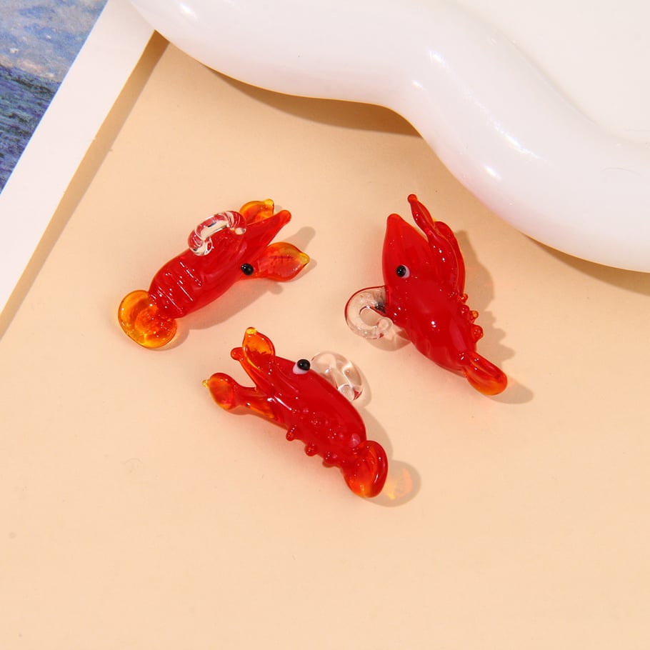 1 Piece Vacation Lobster Glass DIY Jewelry Beads Picture4