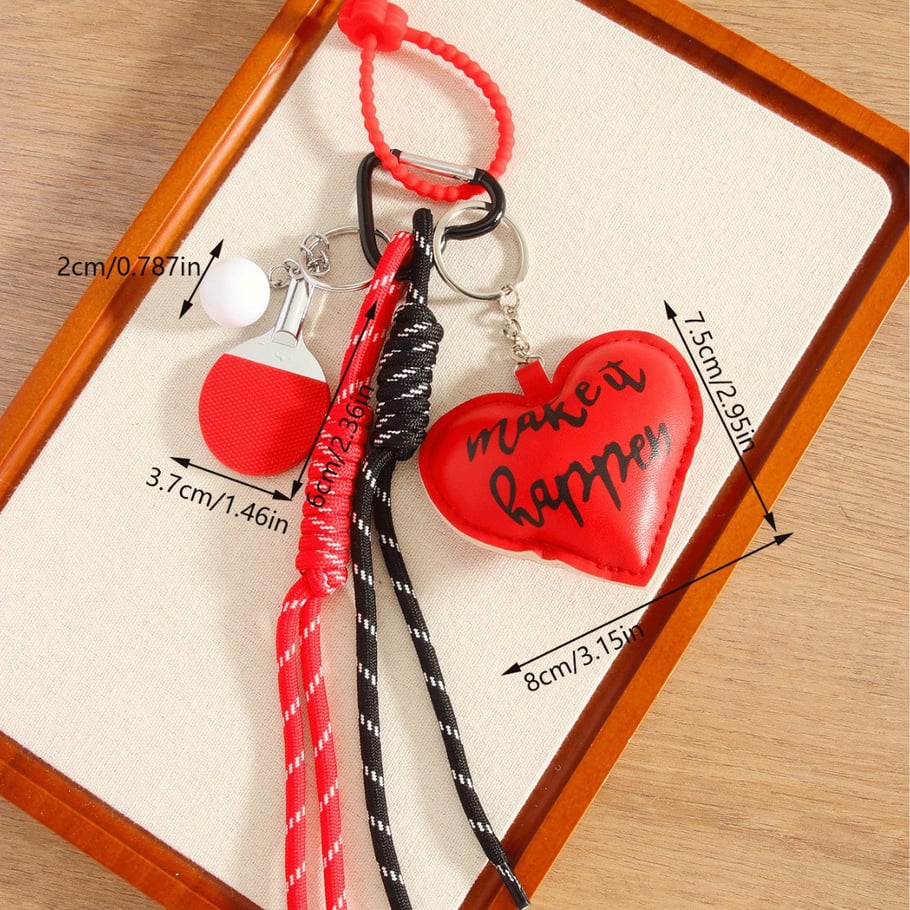 1 Piece of Vintage Love Heart Women's Bag Charm Picture6