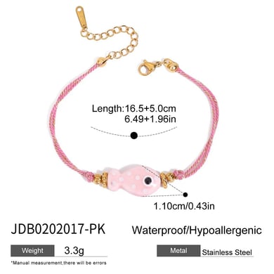 Süße Fisch-Charm-Armbänder h5 
