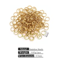 Gold double layer key ring-0.5*4 Picture6