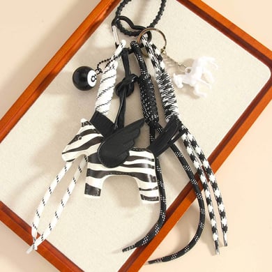 1 Piece Simple Series Daily Animal Zebra PU Women's Bag Charms h5 Picture4