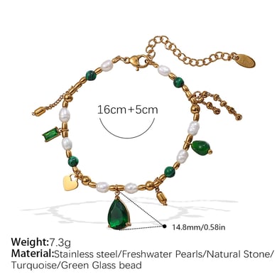 Retro Gold Color Charm Bracelets h5 