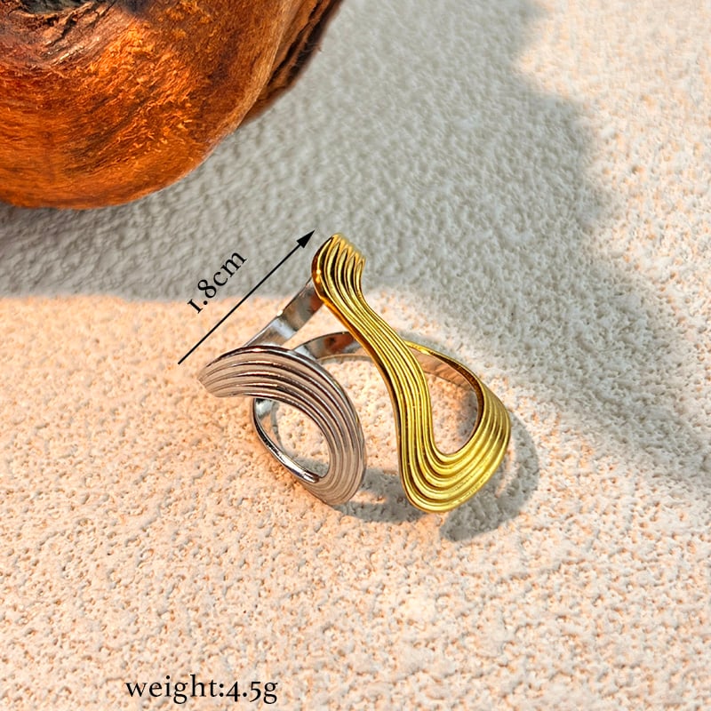 Mixed Color Stainless Steel Minimalist Ring Picture5