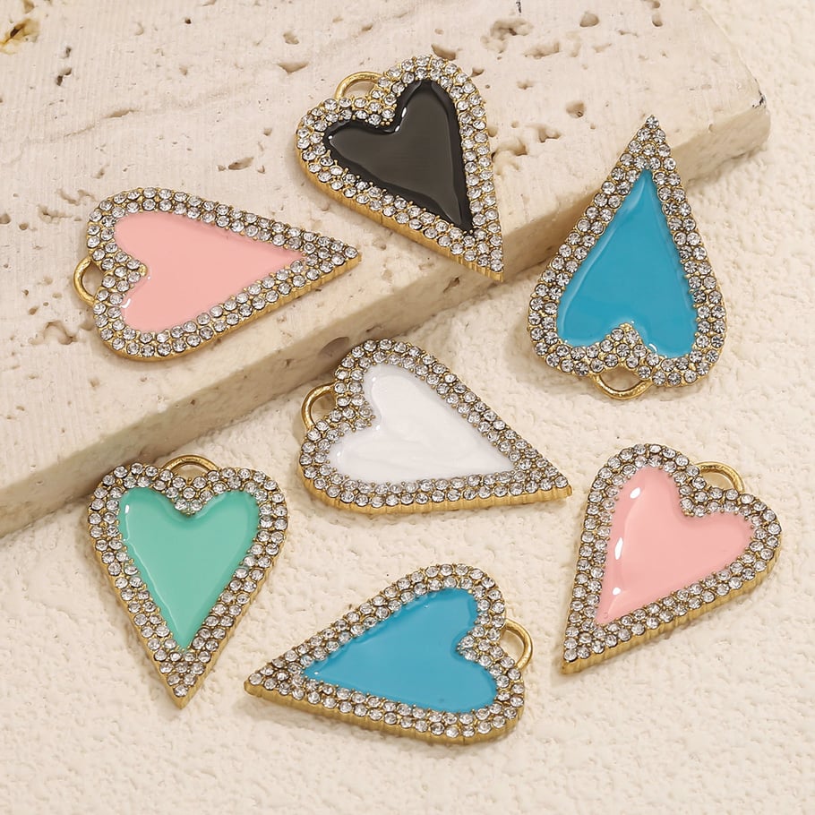 1 Piece Vivid Heart Shape Stainless Steel Women's Pendants Picture3