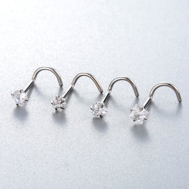 1 Piece Exquisite Zircon Women's Nose Stud h5 Picture5