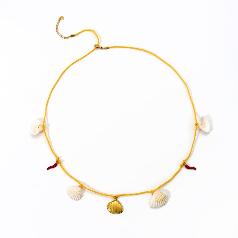 Beach Series Shell Pendants Stainless Steel Gold Color Women's Waist Chains Picture3