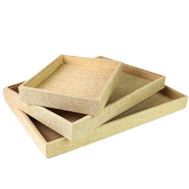 1 Piece Flax Display Box Jewelry Box h5 Picture4