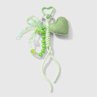 1 green heart keychain Picture2