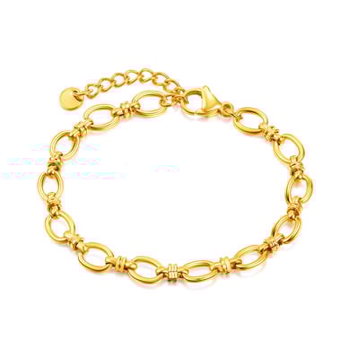 Minimalist Patchwork Stainless Steel Men's Chain Bracelets h5 Picture6