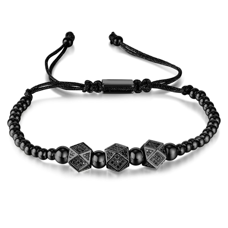 Aufwendige Serie Punk Geometrische Edelstahl Gold Farbe herren Kette Armbänder h5Bild6