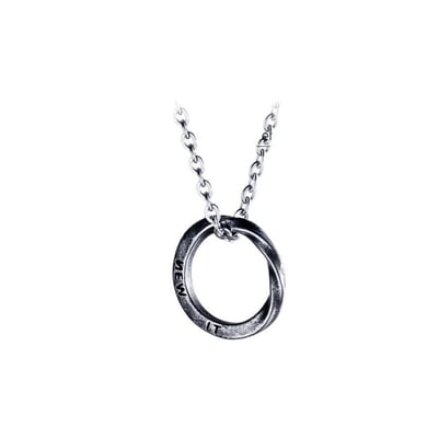 1 Piece Classic Mobius Strip Stainless Steel Men's Chain Necklaces h5 Picture7