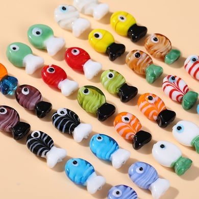Oceanic Whimsical Fish Glass DIY Jewelry Beads h5 Picture3