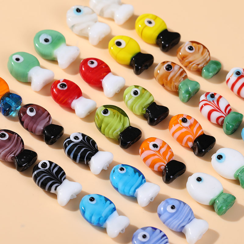 Oceanic Whimsical Fish Glass DIY Jewelry Beads Picture3