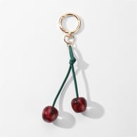 1 golden cherry keychain 