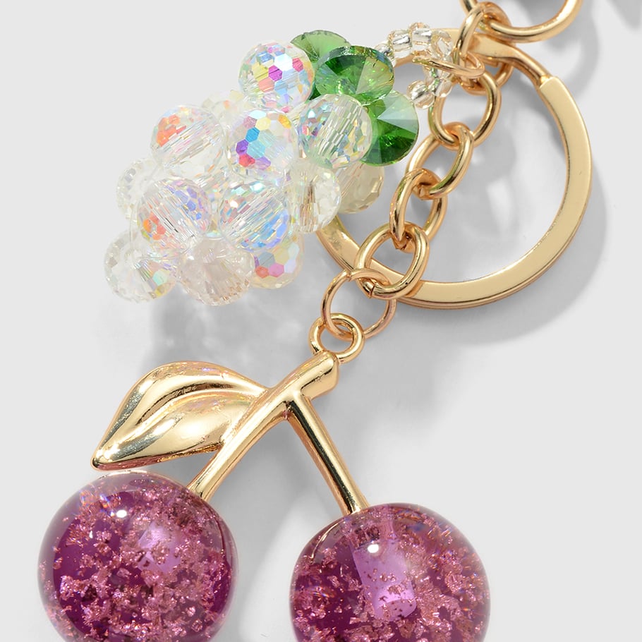 Grapes & Cherry Bag Charms Picture5