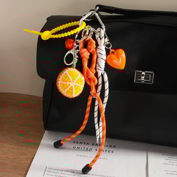 Breloques de sac pour femme en résine, série Simple, motif cœur quotidien, 1 pièce