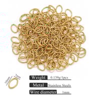 Golden egg-shaped ring 1*7*10 Picture8