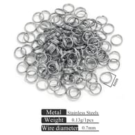 Steel double layer key ring-0.7*8 Picture4