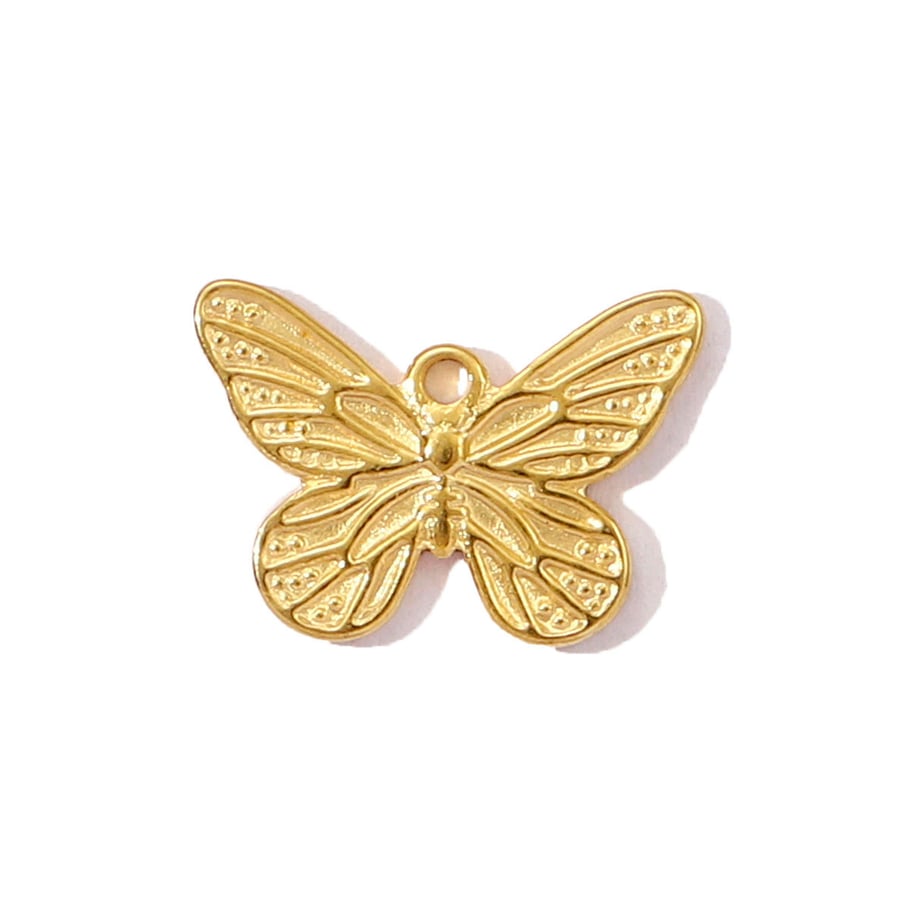 1 Piece Animals Series Classic Stainless Steel Gold Color Women's Pendants Picture5