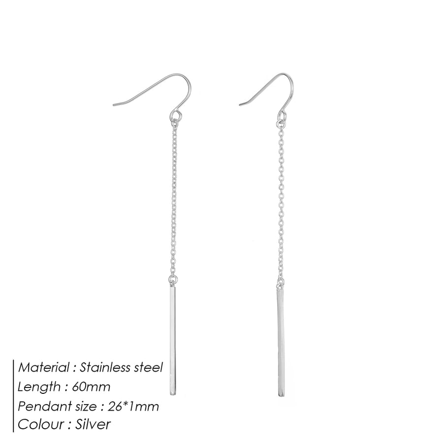 Simple Long - chain Women's Earrings Picture2