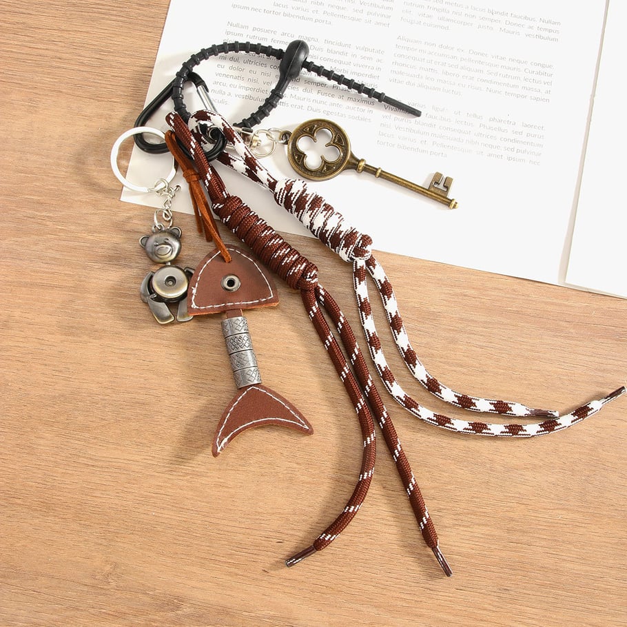 1 Piece Classic Series Retro Solid Color PU Women's Bag Charms Picture3