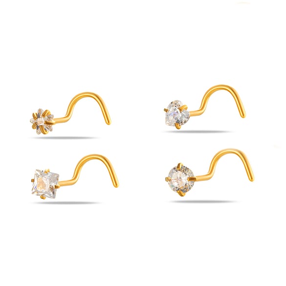 1 Piece Exquisite Zircon Women's Nose Stud 2